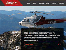 Tablet Screenshot of eaglehelicopters.com
